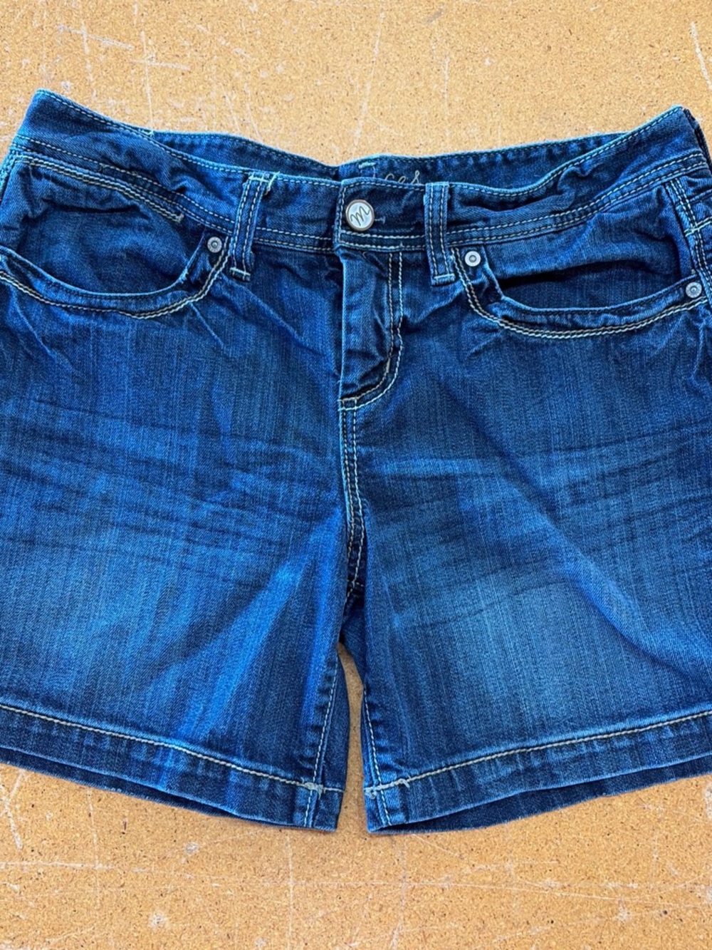 Maurice's 11/12 Women's Dark Blue Denim Shorts